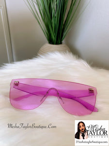 Candy Color Clear Sunglasses