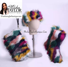 Load image into Gallery viewer, Winter Fur Boots, Bag &amp; Headband Set