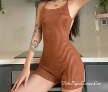Load image into Gallery viewer, Bodycon Short Romper
