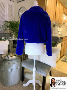 Nipsey Blue 🏁💙 Luxury Faux Fur Coat