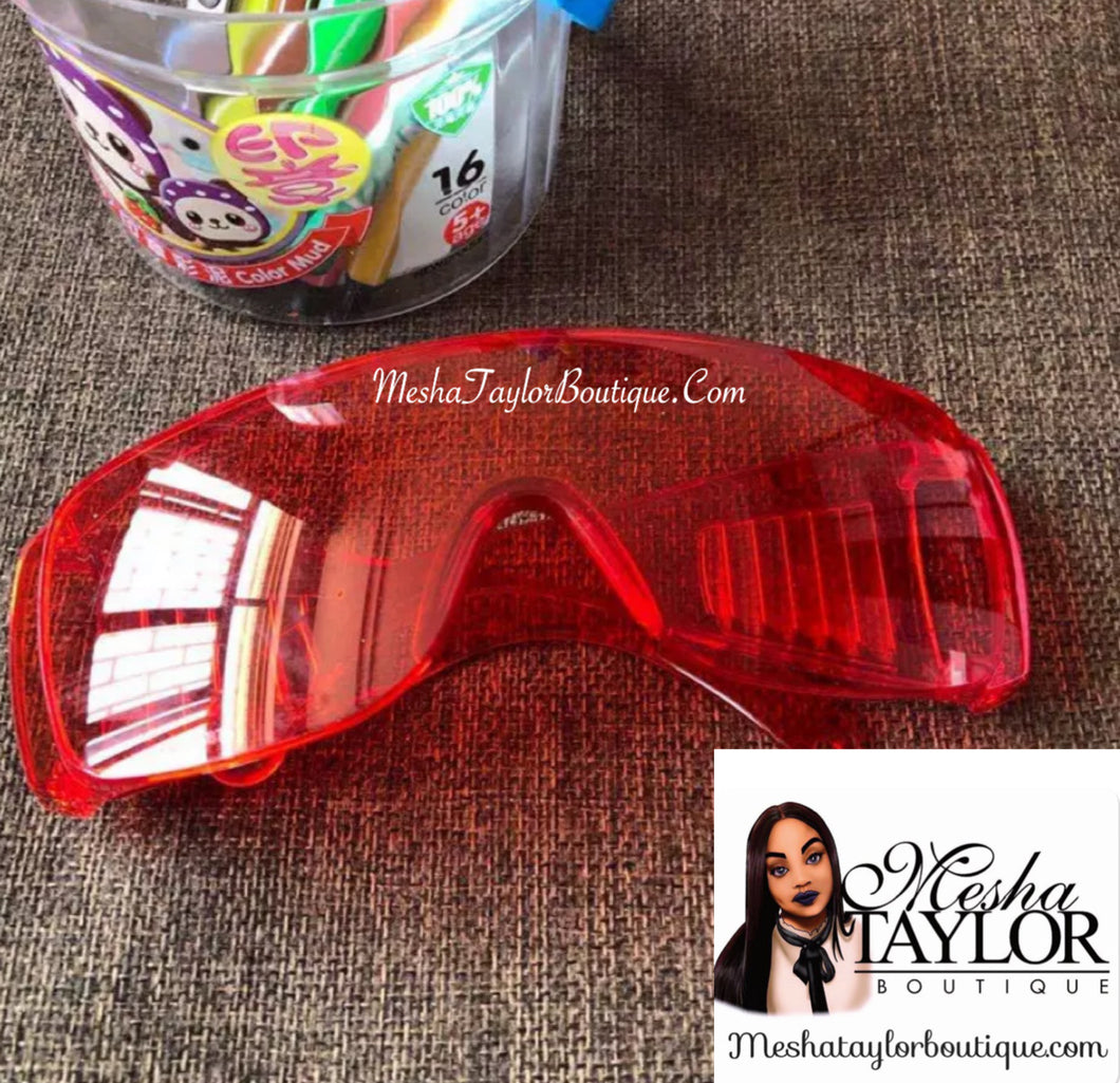 Candy Colored Clear Fashion Goggles