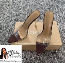 Load image into Gallery viewer, Pointed Toe Translucent High Heels