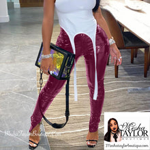 Load image into Gallery viewer, Leather High Waist Skinny Pants