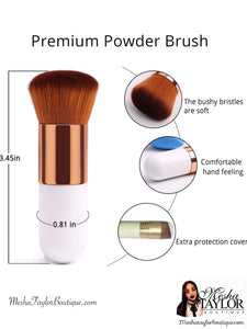 5pcs Professional Makeup Sponge & Powder Brush Set