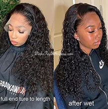 Load image into Gallery viewer, Brazilian Wet and Wazy 100% Human Lace Frontal Wig