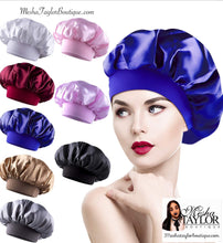 Load image into Gallery viewer, Silk Sleeping Hair Bonnet