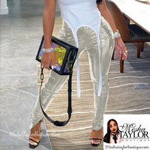 Load image into Gallery viewer, Leather High Waist Skinny Pants